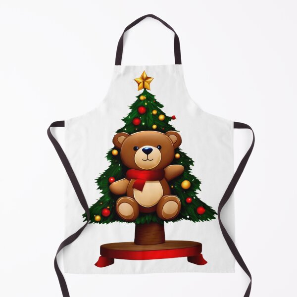 Item preview, Teddy Bear Christmas with a Tree. designed and sold by Zofia Sosnecka.