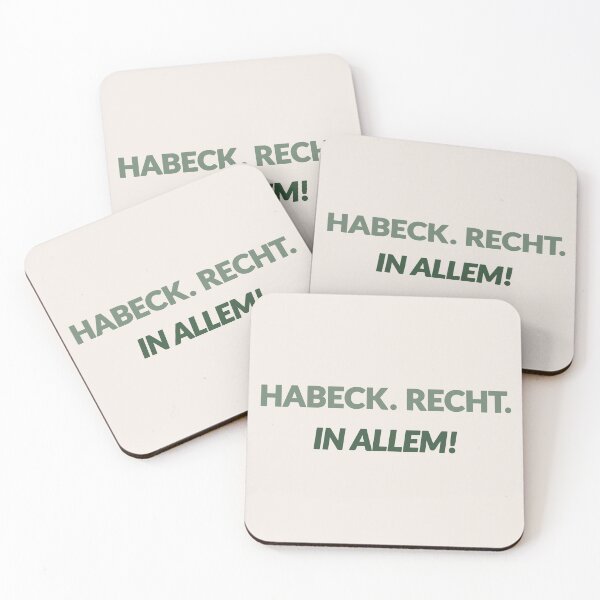 Item preview, HABECK. RIGHT. IN EVERYTHING! – minimalist political statement designed and sold by VariousGoodies.