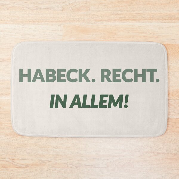 Item preview, HABECK. RIGHT. IN EVERYTHING! – minimalist political statement designed and sold by VariousGoodies.