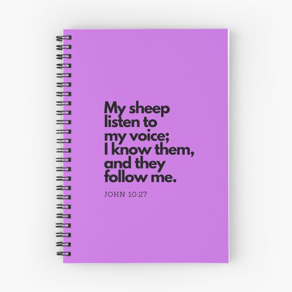 Item preview, John 10:27 Bible Verse Minimalist Wall Art – Christian Home Decor (NIV) designed and sold by Animals, Nature & Landscapes.