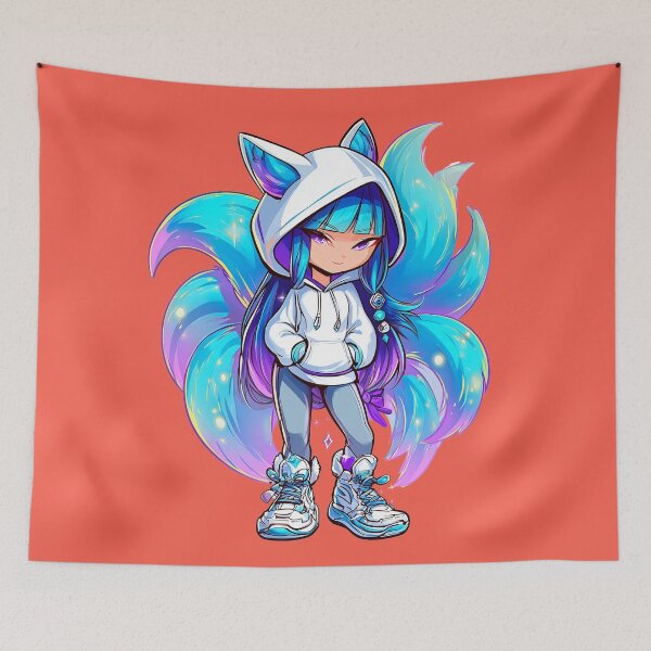 Item preview, Azura the Hoodie Kitsune designed and sold by ArgentoArt.