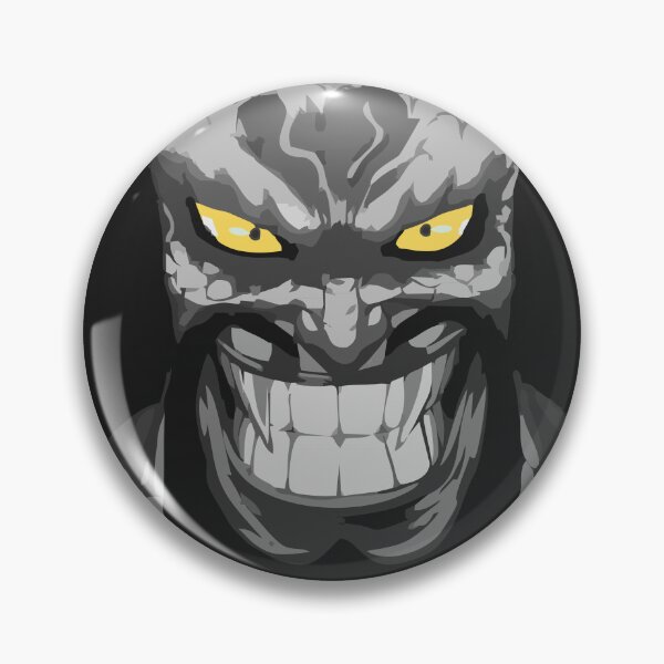 Artikelvorschau, Kaido-Porträt – Monochromes Anime-Gesicht mit lebhaften Tieraugen – One Piece entworfen und verkauft von T-Chou.