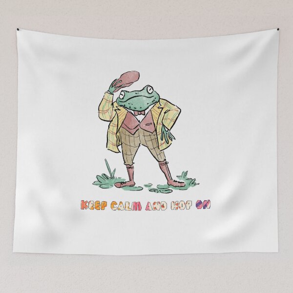 Item preview, Magical Frog on Lily Pad – Whimsical Watercolor Pond Art designed and sold by SVenterprises.