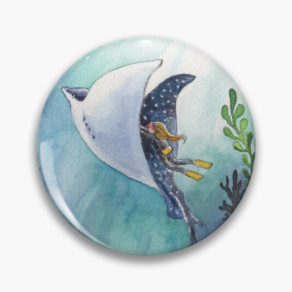 Item preview, 11 Stingray in the deep ocean  designed and sold by Gaia Marfurt.