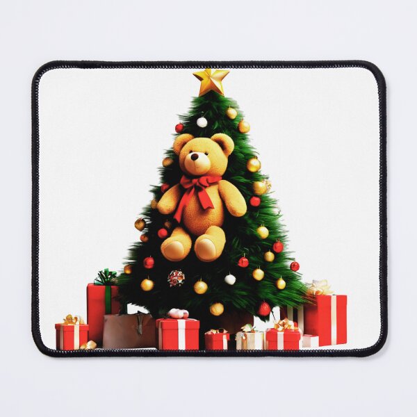 Item preview, A Teddy Bear Christmas with a Tree.  designed and sold by Zofia Sosnecka.