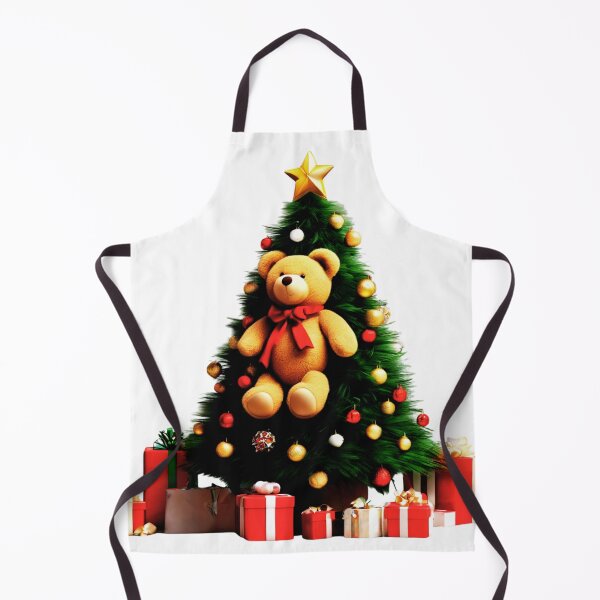 Item preview, A Teddy Bear Christmas with a Tree. designed and sold by Zofia Sosnecka.