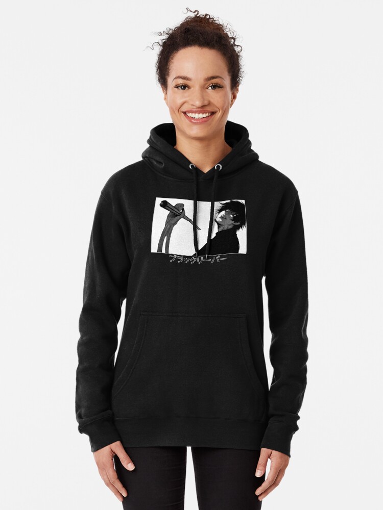 kaneki hoodie black