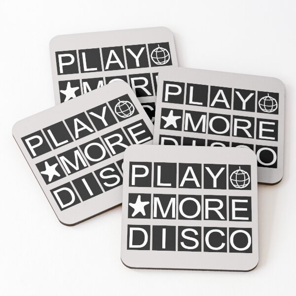 Item preview,  White Black -  Play More Disco designed and sold by SunnyBrand.