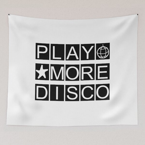 Item preview,  White Black -  Play More Disco designed and sold by SunnyBrand.
