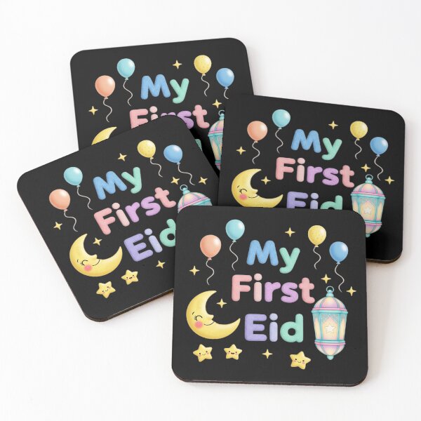 Item preview, My First Eid Crescent Moon Lantern Cute Islamic Baby Design (V.2) designed and sold by D-Islamic.