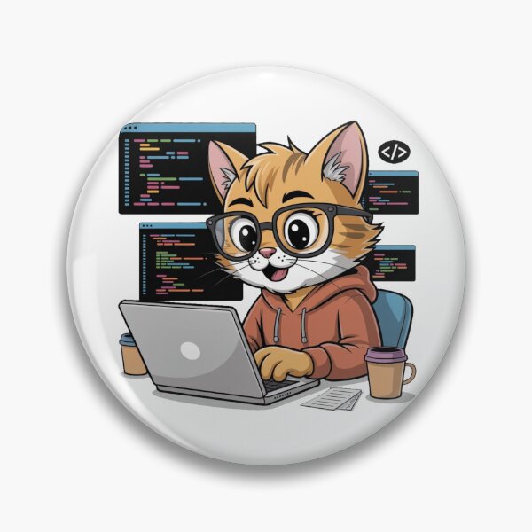 Item preview, Cat programmer designed and sold by Prints-by-Olaf.