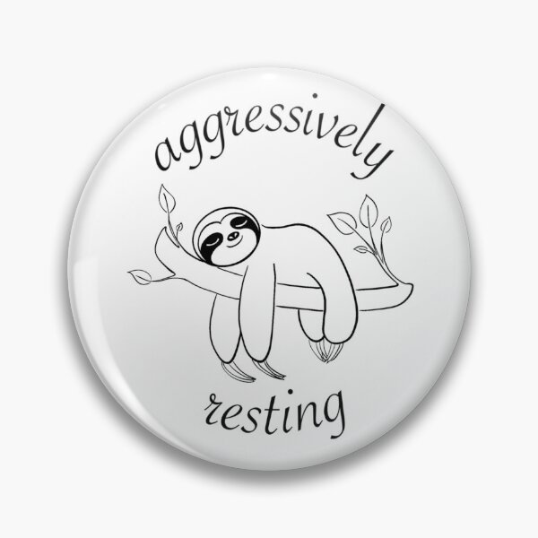 Item preview, Aggressively Resting Sloth A designed and sold by TheBarefootMom.