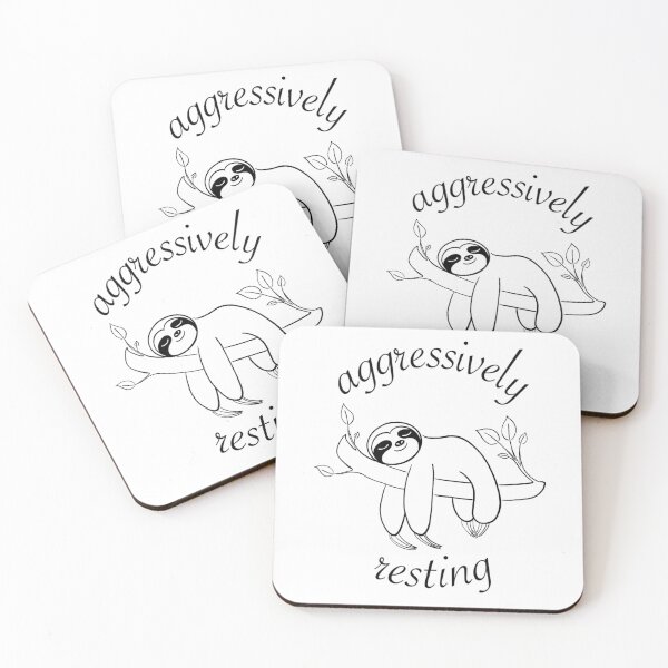 Item preview, Aggressively Resting Sloth A designed and sold by TheBarefootMom.