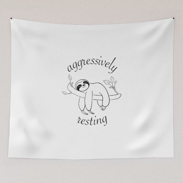 Item preview, Aggressively Resting Sloth A designed and sold by TheBarefootMom.
