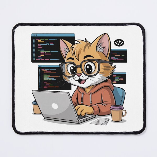 Item preview, Cat programmer designed and sold by Prints-by-Olaf.
