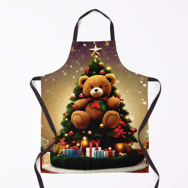 Item preview, Teddy Bear Christmas with a Tree. designed and sold by Zofia Sosnecka.