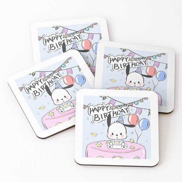 Item preview, Pochacco Happy Birthday designed and sold by loveiscosmic.