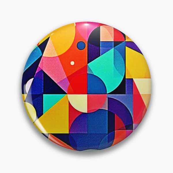 Item preview, Vibrant Geometric Abstract Art designed and sold by Health And Fitness Posts e-Store.