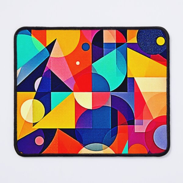 Item preview, Vibrant Geometric Abstract Art designed and sold by Health And Fitness Posts e-Store.