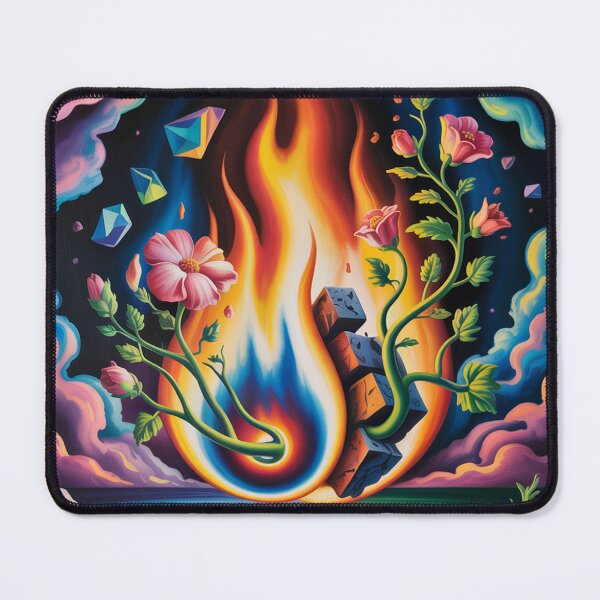 Item preview, duality of the fire's nature in true surrealist fashion, designed and sold by Lilashakti ⭐️ ⭐️ ⭐️ ⭐️ ⭐️.