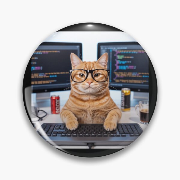 Item preview, Cat programmer designed and sold by Prints-by-Olaf.