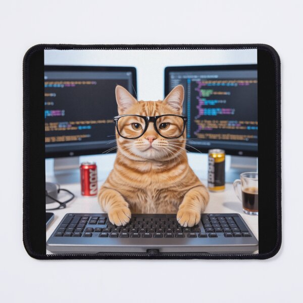 Item preview, Cat programmer designed and sold by Prints-by-Olaf.