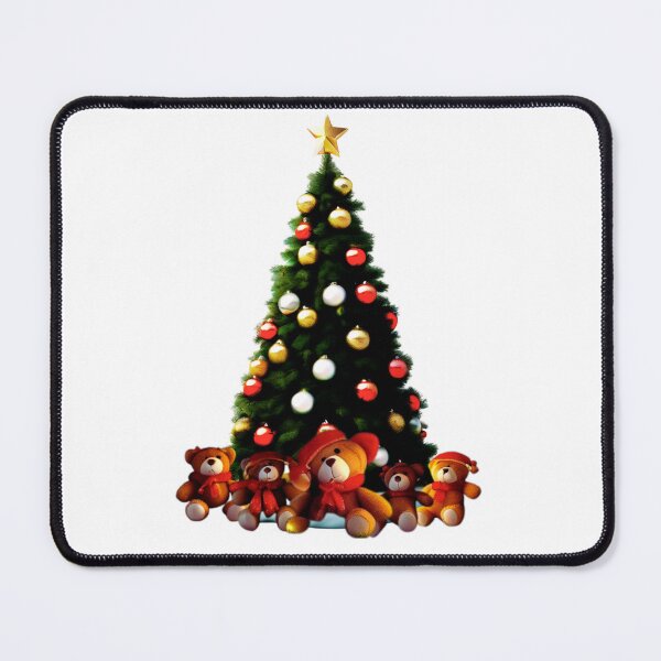 Item preview, A Teddy Bear Christmas with a Tree.  designed and sold by Zofia Sosnecka.