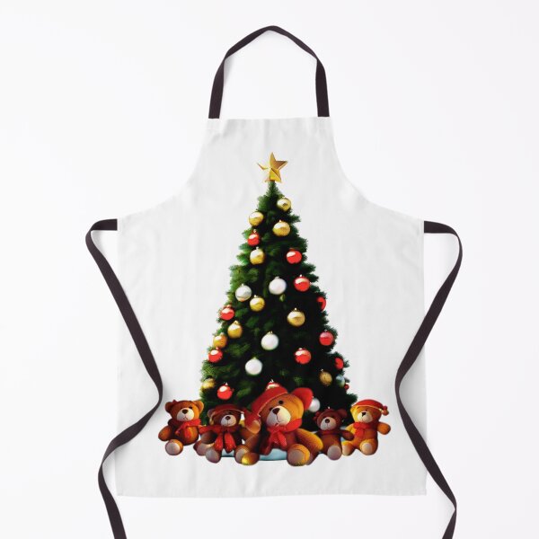 Item preview, A Teddy Bear Christmas with a Tree. designed and sold by Zofia Sosnecka.