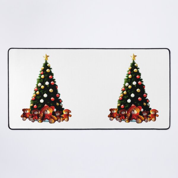 Item preview, A Teddy Bear Christmas with a Tree.  designed and sold by Zofia Sosnecka.