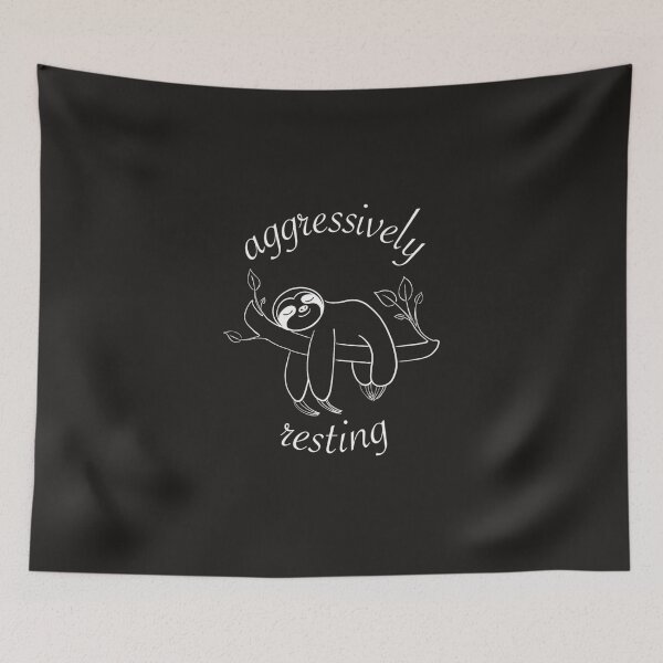 Item preview, Aggressively Resting Sloth B designed and sold by TheBarefootMom.
