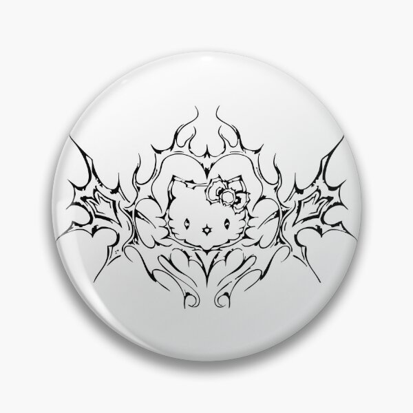 Item preview, Kawaii Gothcore Character with Tribal Wings and Thorns designed and sold by Dem0r.
