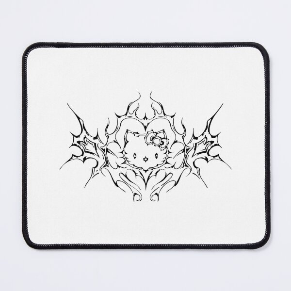 Item preview, Kawaii Gothcore Character with Tribal Wings and Thorns designed and sold by Dem0r.
