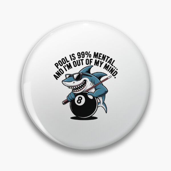 Item preview, Pool is 99% Mental And I'm out of my Mind Funny Pool Players  Billiards Gift designed and sold by sols.
