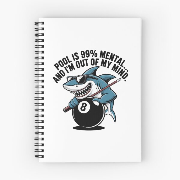 Artikelvorschau, Pool ist 99 % mental und ich bin verrückt. Lustiges Geschenk für Poolspieler und Billardspieler. entworfen und verkauft von sols.