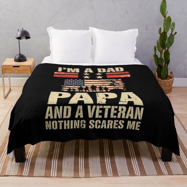 Item preview, I'm A Dad Papa Veteran Design For Patriotic Proud Veterans designed and sold by PrintPit-Ds.