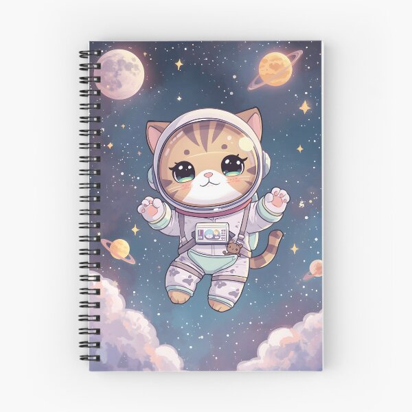 Item preview, Chibi Catronaut: Pastel Space Traveler Portrait designed and sold by MoonlitDoodles1.