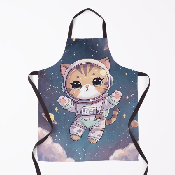 Item preview, Chibi Catronaut: Pastel Space Traveler Portrait designed and sold by MoonlitDoodles1.