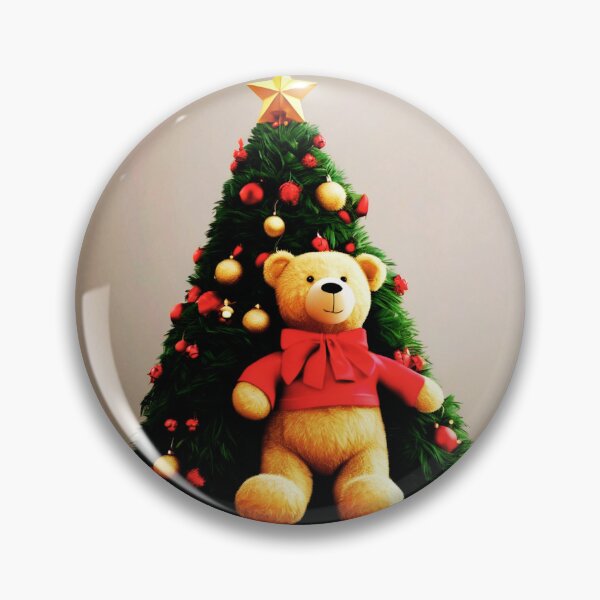 Item preview, A Teddy Bear Christmas with a Tree.  designed and sold by Zofia Sosnecka.