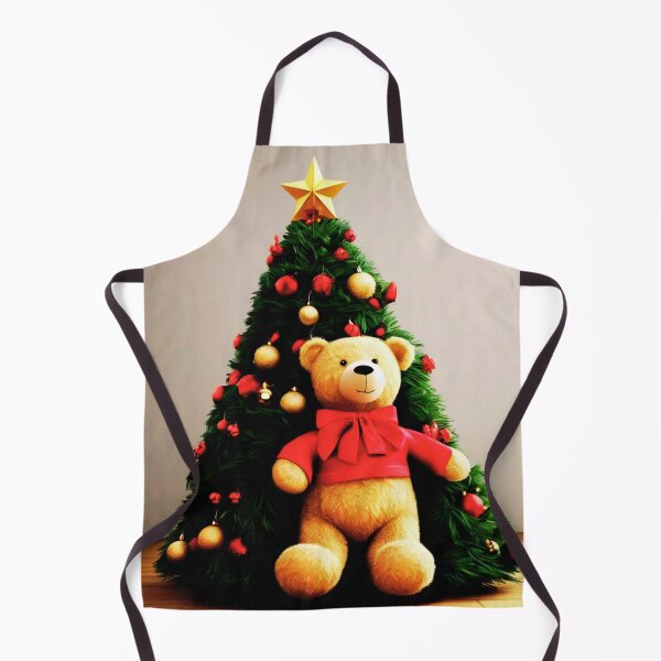 Item preview, A Teddy Bear Christmas with a Tree. designed and sold by Zofia Sosnecka.