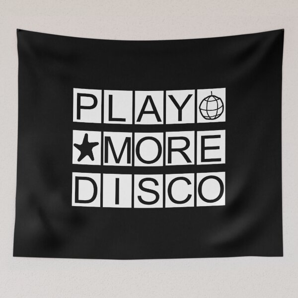 Item preview, Black White -  Play More Disco designed and sold by SunnyBrand.