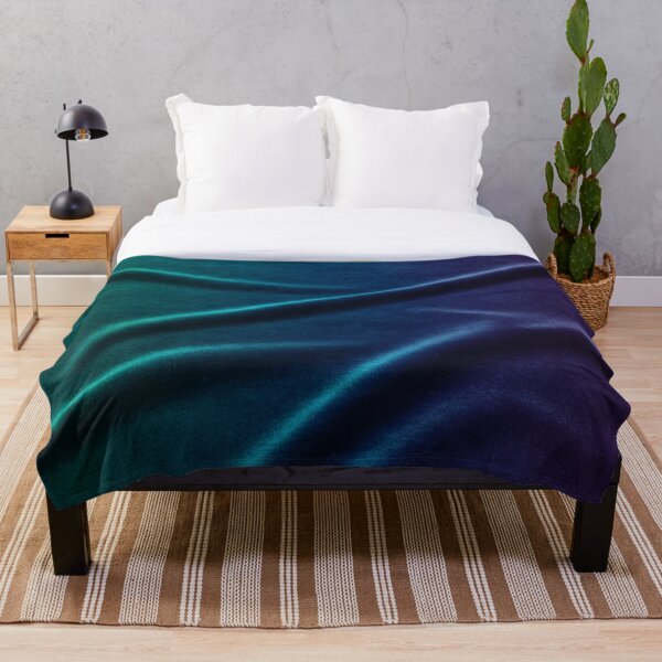 Item preview, Gradient Velvet Texture – Iridescent Fabric Waves in Teal and Purple designed and sold by Quill-Design.