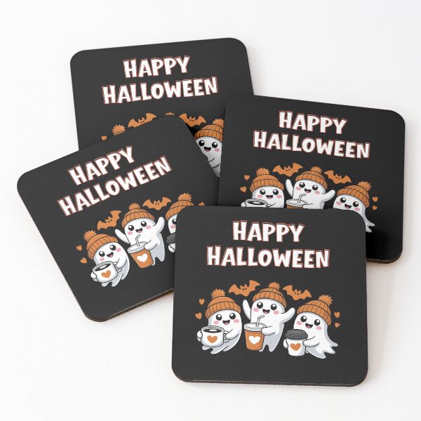 Item preview, Cute Ghosts Happy Halloween Greeting designed and sold by VibezzWear.