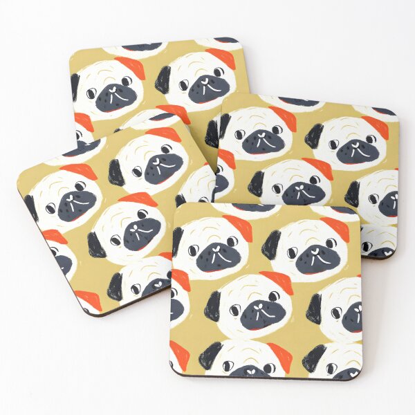 Item preview, Colorful Pug Face Pattern designed and sold by dreampik.