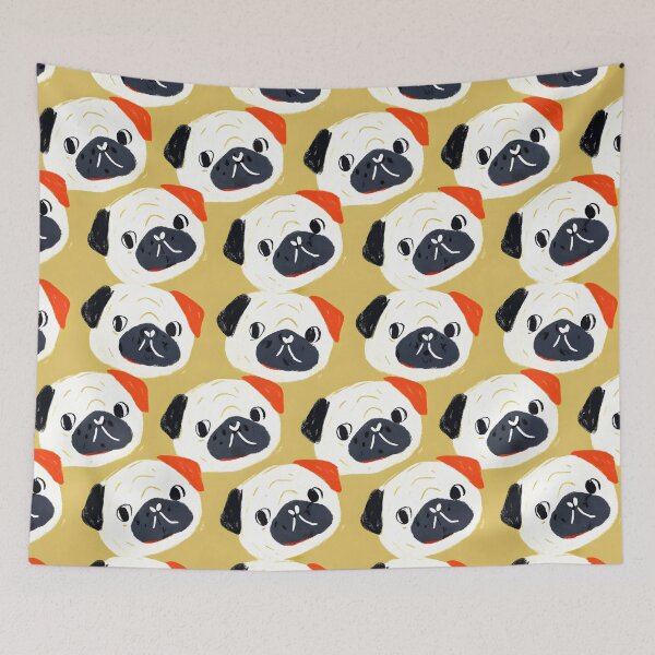 Item preview, Colorful Pug Face Pattern designed and sold by dreampik.