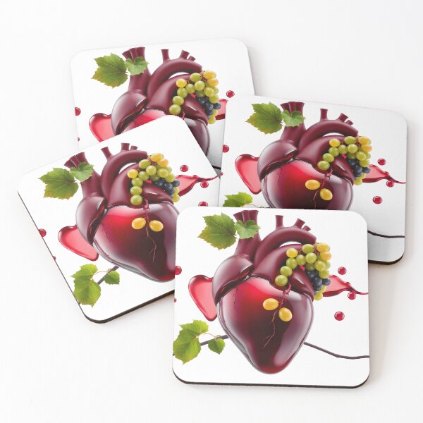 Item preview, Human heart made with wine and green grapes designed and sold by Maldives-Art.