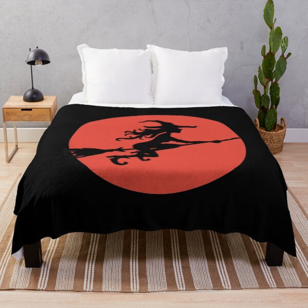 Item preview, Flying Witch Silhouette - Spooky Moon Design designed and sold by A-Szczesniak.