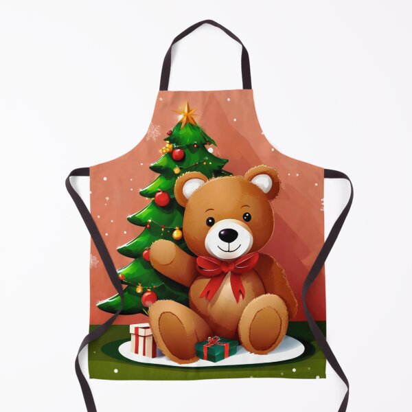 Item preview, Teddy Bear Christmas with a Tree. designed and sold by Zofia Sosnecka.