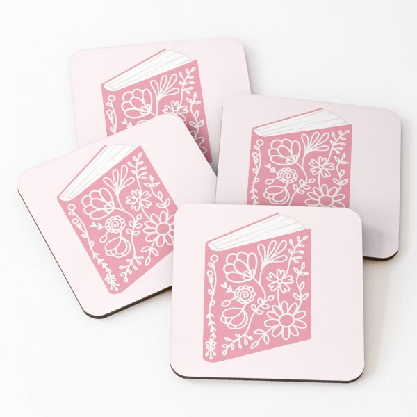 Item preview, pink floral book designed and sold by winterpumpkin.