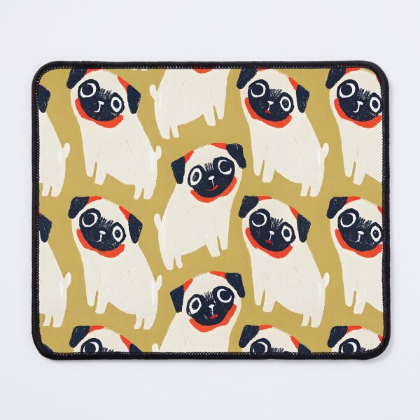Item preview, Title: Playful Pug Pattern designed and sold by dreampik.