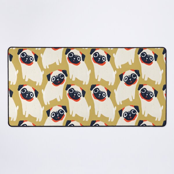 Item preview, Title: Playful Pug Pattern designed and sold by dreampik.